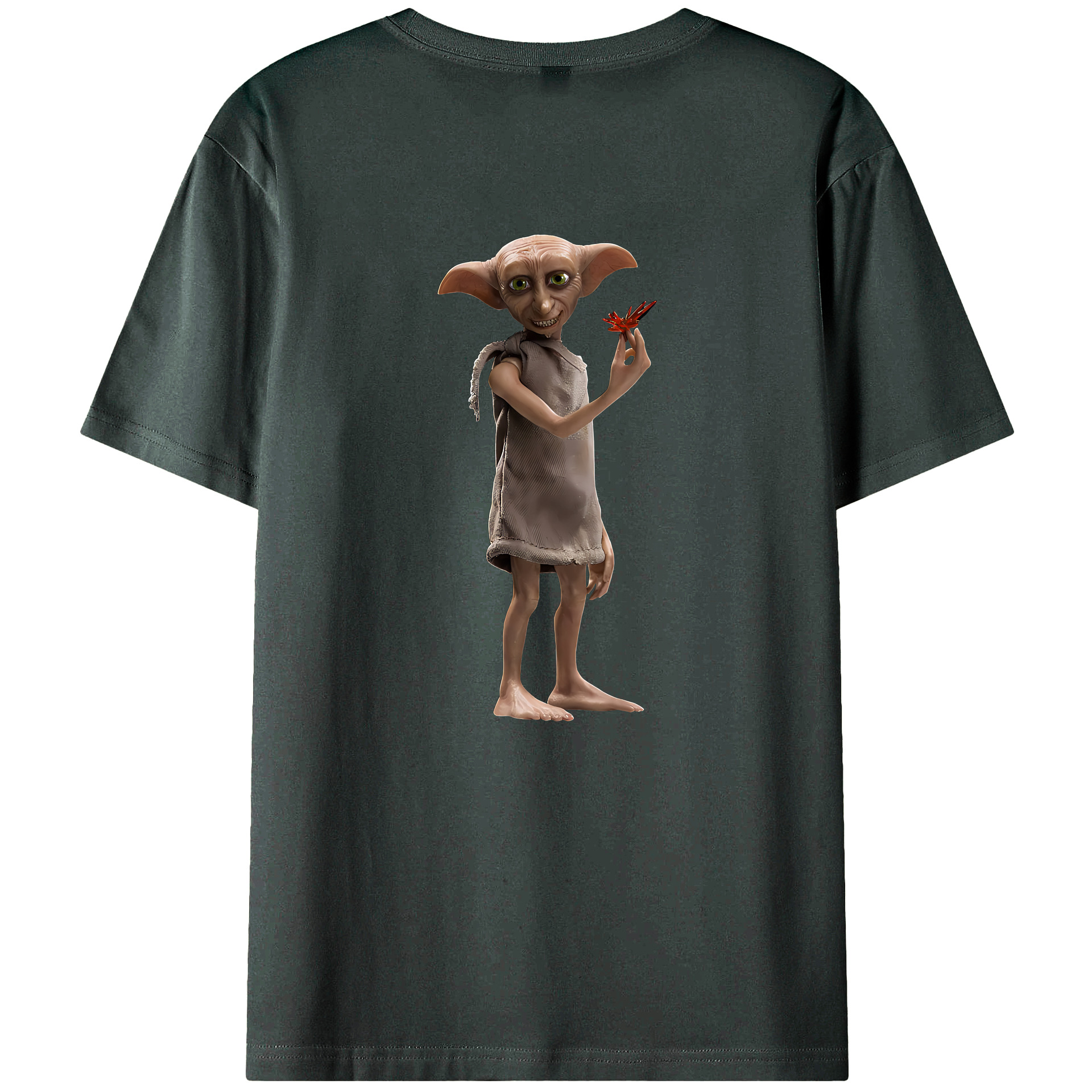 （画像用） Harry Potter ハリー・ポッターシリーズ 綿100％ メンズ半袖Tシャツ（バックプリント） 通気性